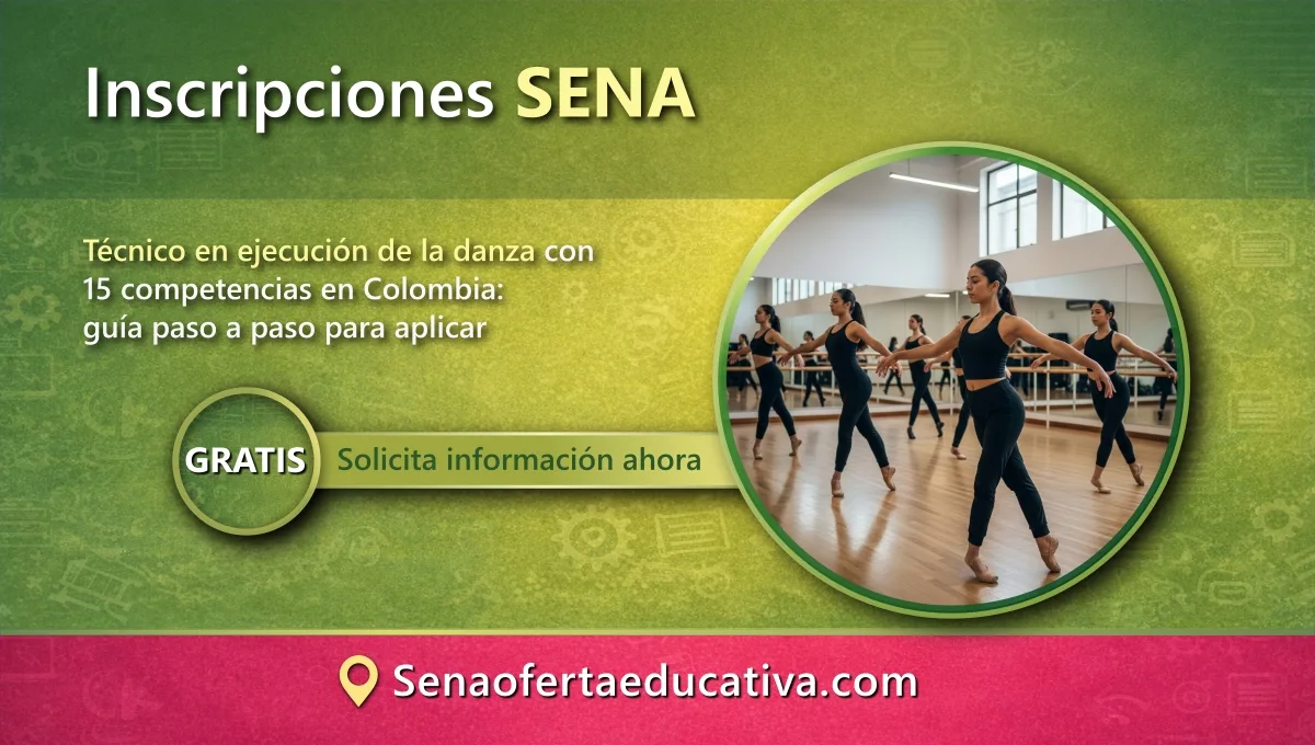 Técnico en ejecución de la danza con 15 competencias en Colombia guía paso a paso para aplicar