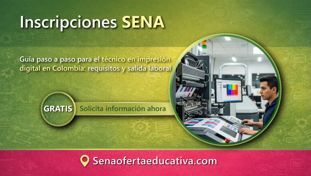Guía paso a paso para el técnico en impresión digital en Colombia requisitos y salida laboral