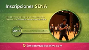 Técnico en expresión para las artes escénicas en Colombia Guía paso a paso para inscribirse
