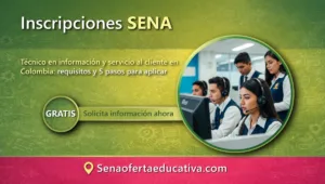 Técnico en información y servicio al cliente en Colombia requisitos y 5 pasos para aplicar