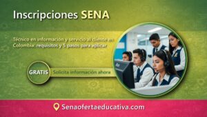 Técnico en información y servicio al cliente en Colombia requisitos y 5 pasos para aplicar