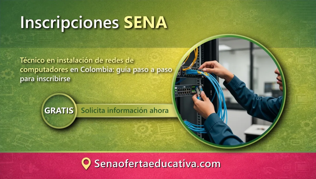 Técnico en instalación de redes de computadores en Colombia guía paso a paso para inscribirse