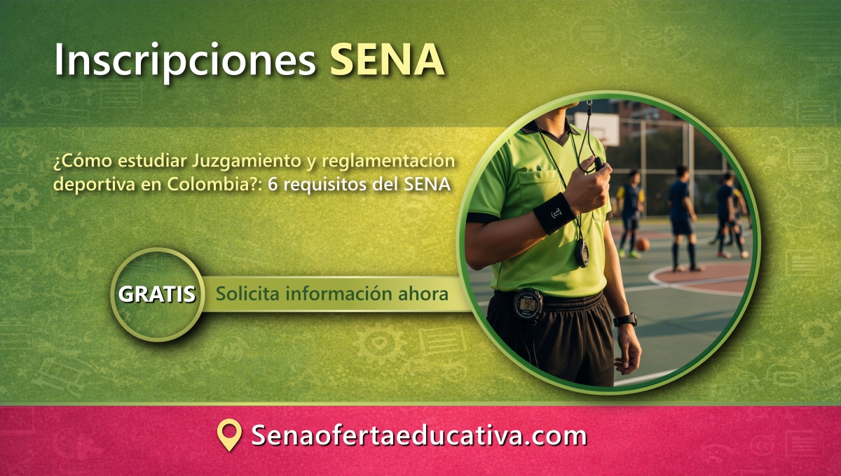Cómo estudiar Juzgamiento y reglamentación deportiva en Colombia 6 requisitos del SENA