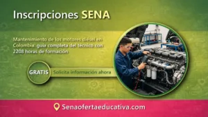 Mantenimiento de los motores diésel en Colombia guía completa del técnico con 2208 horas de formación SENA