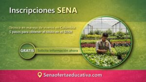 Técnico en manejo de viveros en Colombia 5 pasos para obtener el título en el SENA