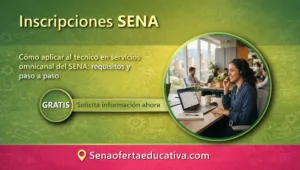 Cómo aplicar al técnico en servicios omnicanal del SENA requisitos y paso a paso