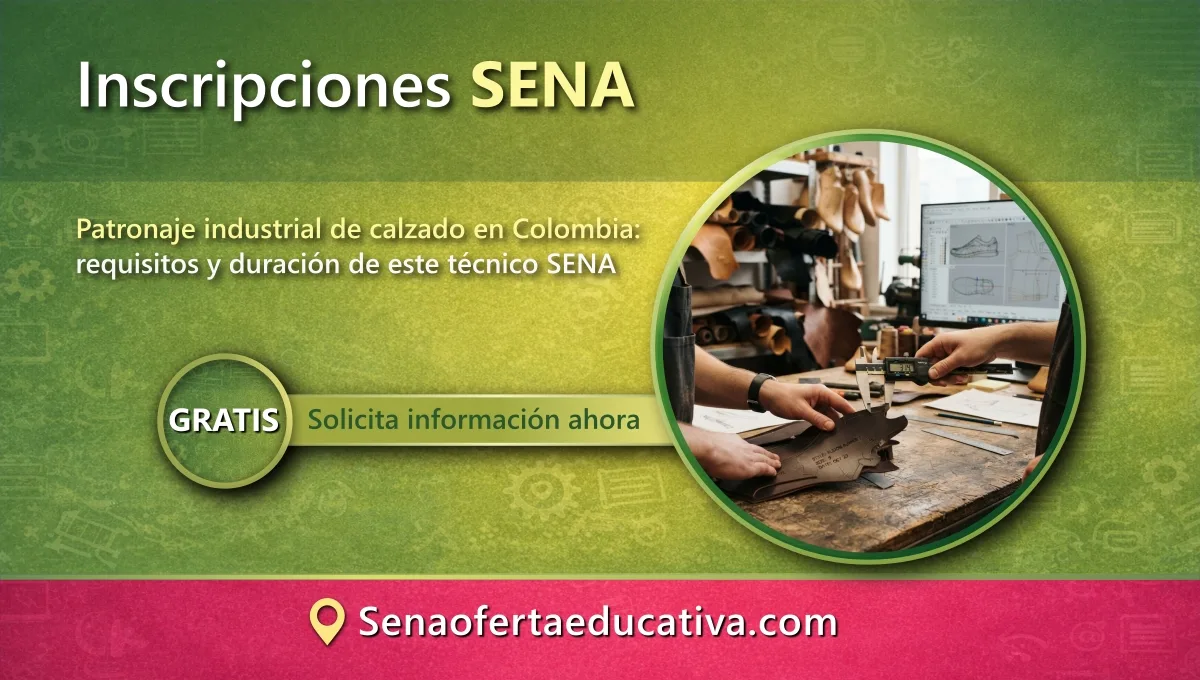 Patronaje industrial de calzado en Colombia requisitos y duración de este técnico SENA