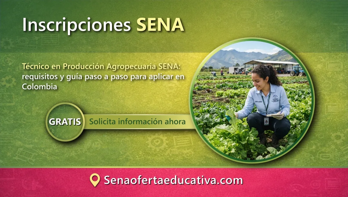 Técnico en Producción Agropecuaria SENA