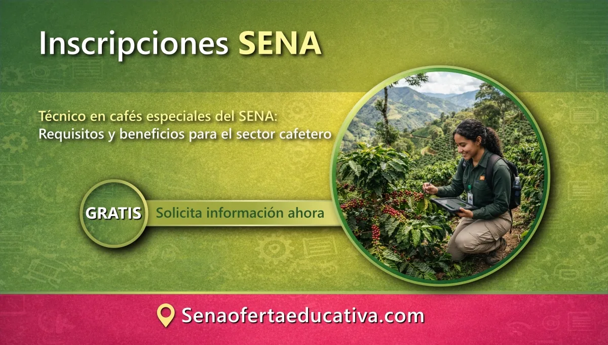 Técnico en cafés especiales del SENA requisitos y beneficios para el sector cafetero